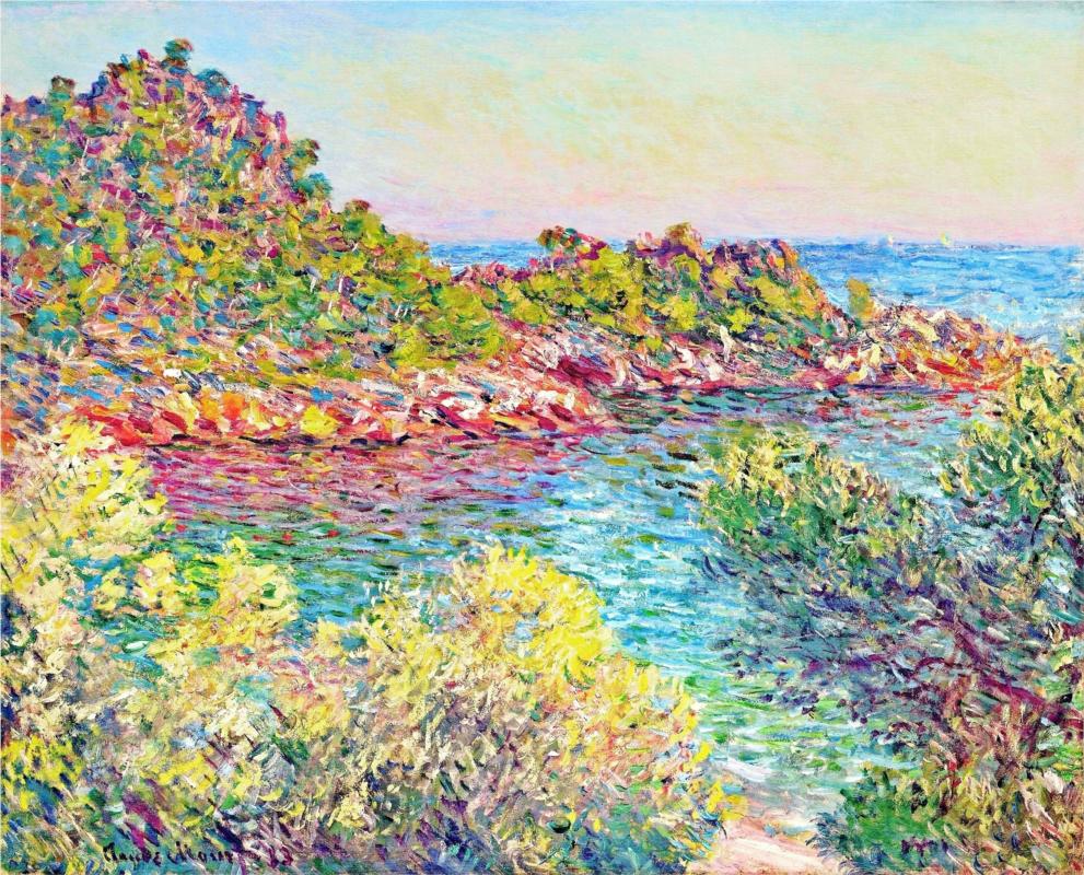 Landscape near Montecarlo - Claude Monet Paintings
